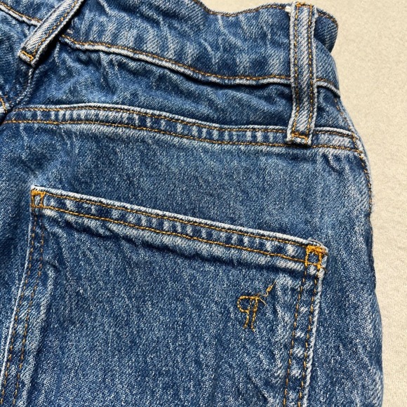 Anthropologie PILCRO Austyn High  Rise Cuffed Wide Leg Jeans Women 26 Relaxed - Picture 9 of 11